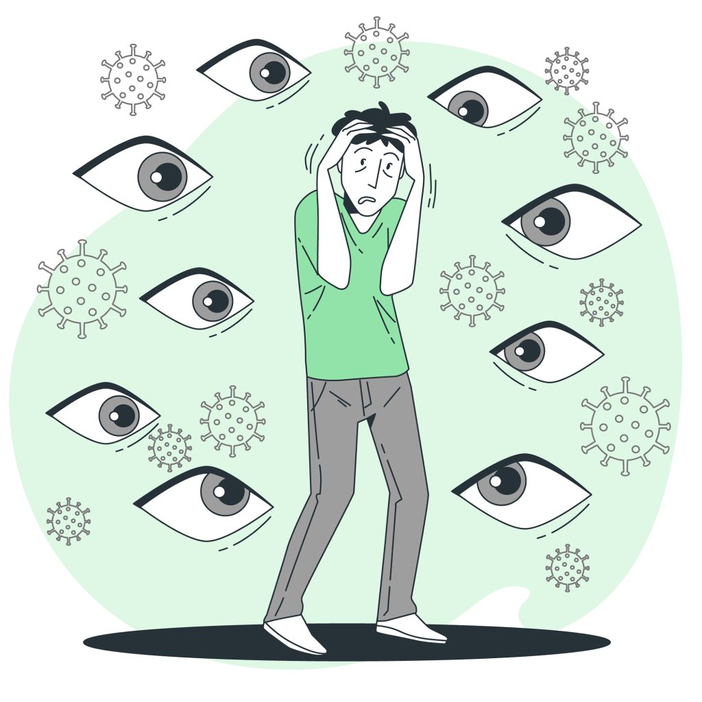 Phobia is an extreme or irrational fear of or aversion to something. Phobias are characterized by a persistent fear of a specific object or situation that is generally disproportionate to the actual threat posed. They can be highly distressing and may interfere with daily functioning. Phobias can develop in response to traumatic experiences, learned behaviors, or genetic predisposition, and can be treated with therapy, medication, or a combination of both.